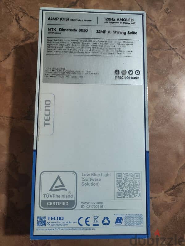 tecno camon 20 pro 5g 8+8ram 256gb new 180$ 9