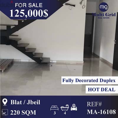 MA-16108 / Duplex for Sale in Blat, دوبلكس للبيع في بلاط