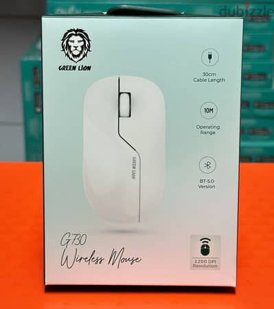 Green lion G730 wireless mouse white Exclusive & new offer