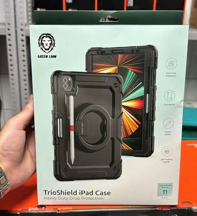 Green lion Trioshield ipad case 11 inch Exclusive & new offer