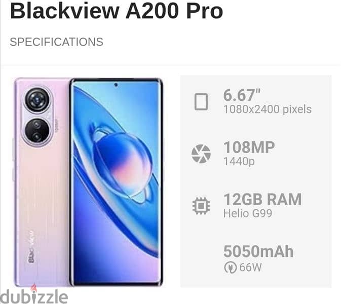 Blackview A200 Pro ( 24 Gb Ram w 256gb Memory) téléphone chirkeh ba3do 2