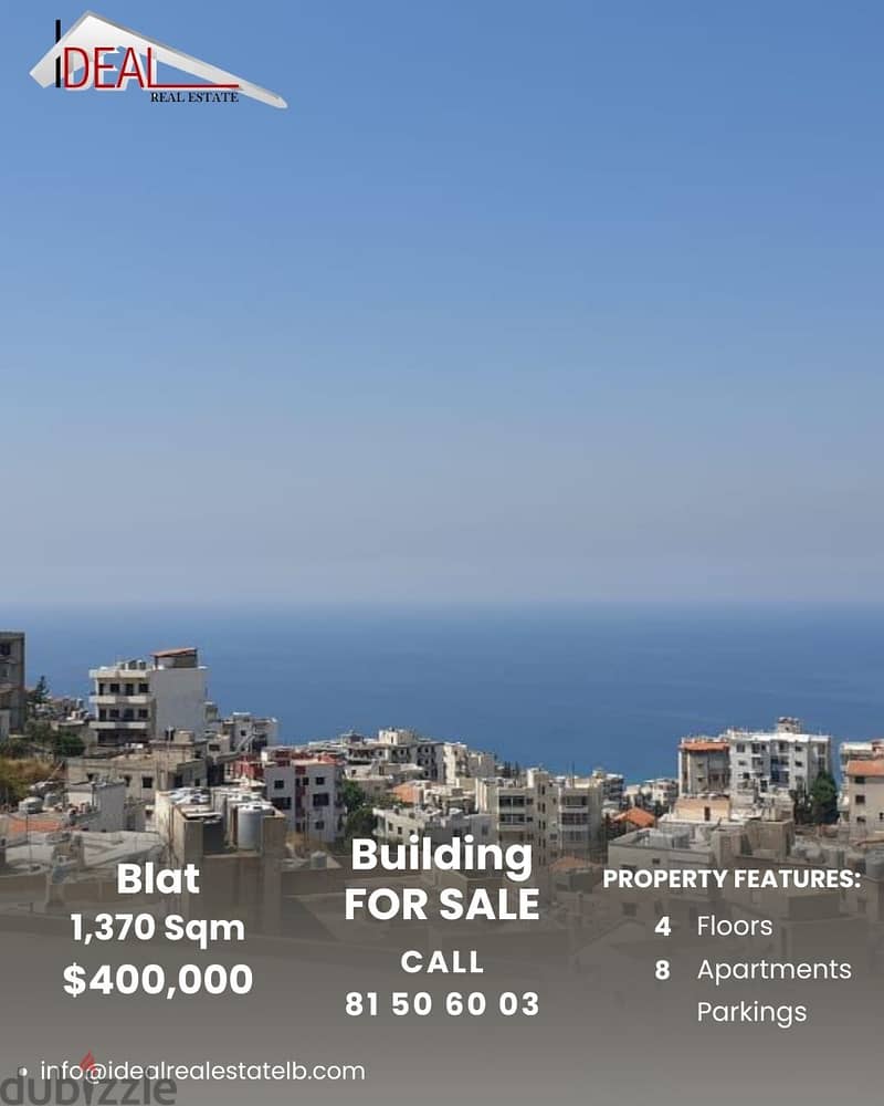 1,370 sqm Building for sale in Blat Jbeil REF#JH17495 0