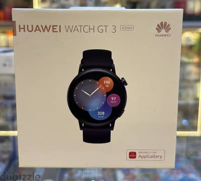 Huawei watch GT 3 42mm black Original & Best offer