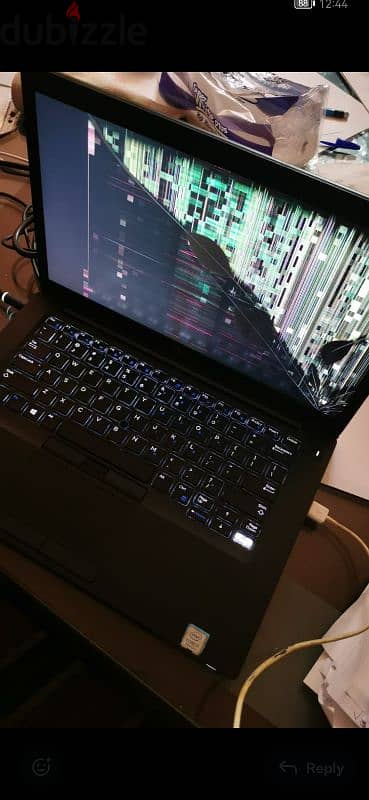 Dell i7 gen 8  touch (broken screen)