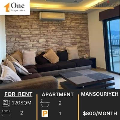 FURNISHED APARTMENT FOR RENT IN MANSOURIYEH