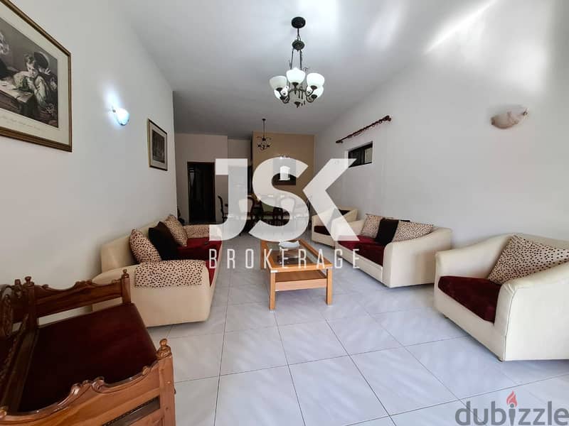 L16949 - Furnished 2-Bedroom Apartment For Rent In Jdeidet Ghazir 0