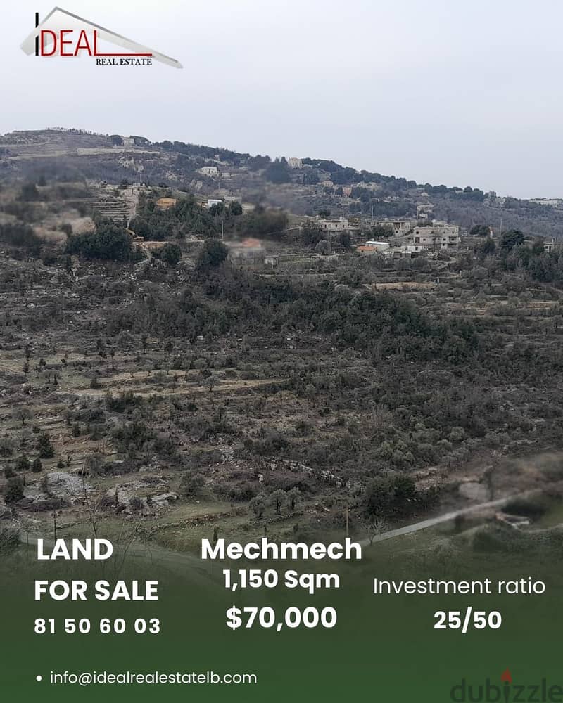 1,150 SQM Land for sale in Mechmech REF#PM15009 0