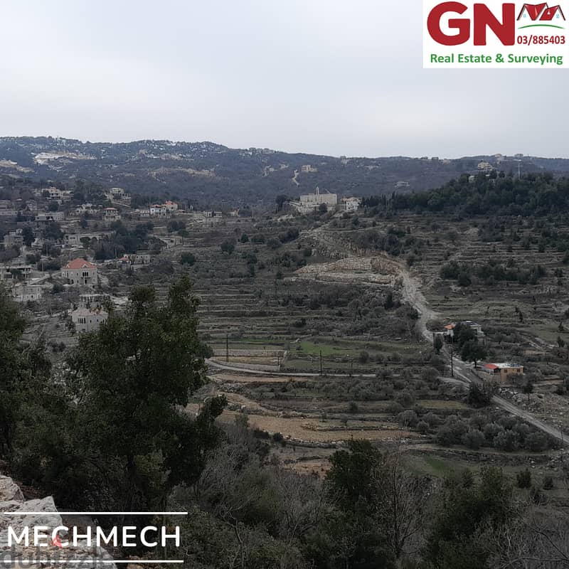 Land For Sale In Mechmech ارض للبيع في مشمش 2