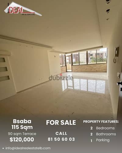 145 SQM Apartment with Terrace for sale in Bsaba REF#ES4008