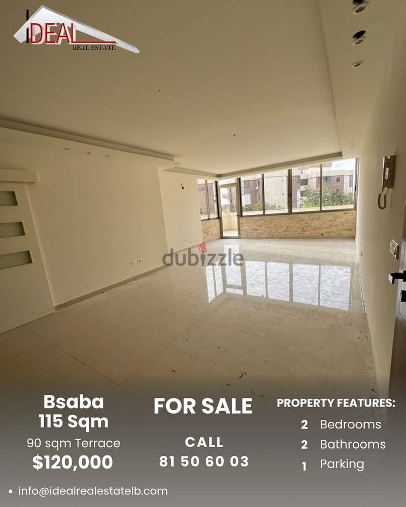 145 SQM Apartment with Terrace for sale in Bsaba REF#ES4008 0