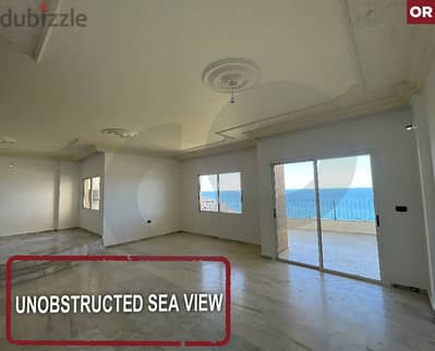 unobstructed sea view - Dohat el hoss /دوحة الحص  REF#OR118735