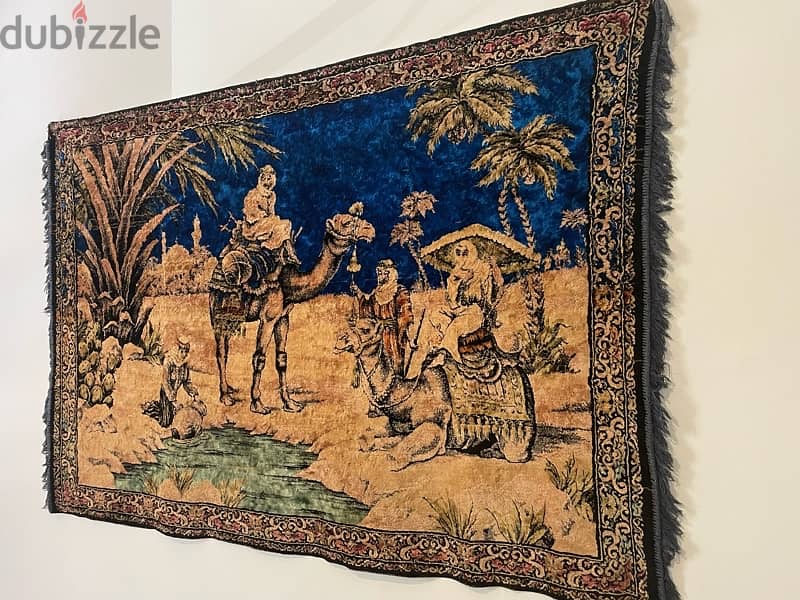 Antique Rare find Wall Hanging Tapestry (180 x 120) 1