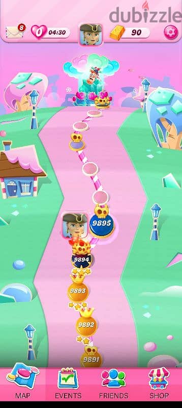 candycrush level 9895