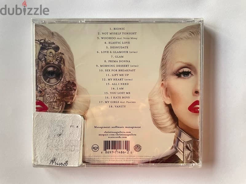 Christina Aguilera Bionic CD 1