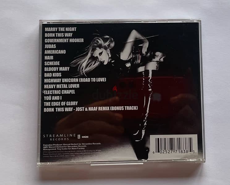 Lady Gaga Born This Way CD 1