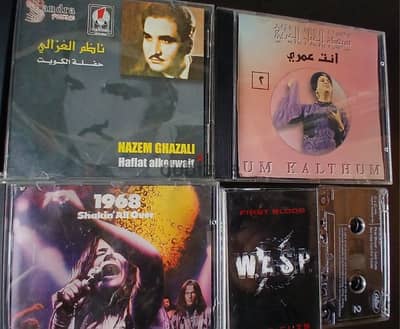 CDs original-Rock , pop, Arabic