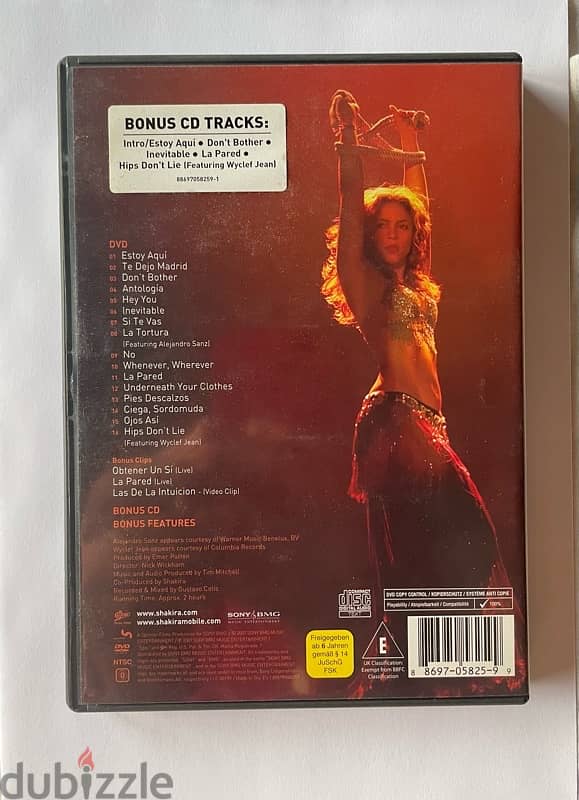 Shakira DVD + Gwen Stefani DVD 1