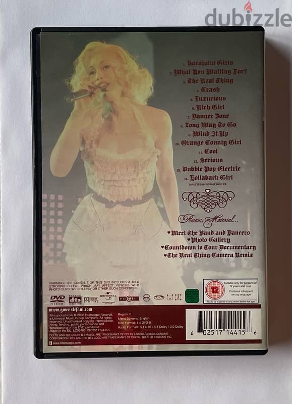 Shakira DVD + Gwen Stefani DVD 2