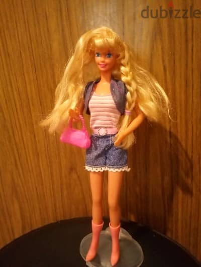 STROLLIN FUN Barbie Mattel1995 Rare Vintage As new doll wearing+Boots.