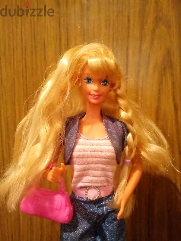 STROLLIN FUN Barbie Mattel1995 Rare Vintage great doll wearing+Boots. 1