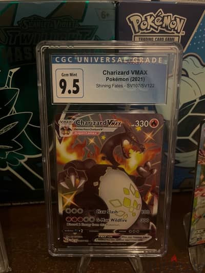 Pokemon Charizard VMAX shining fates CGC 9.5