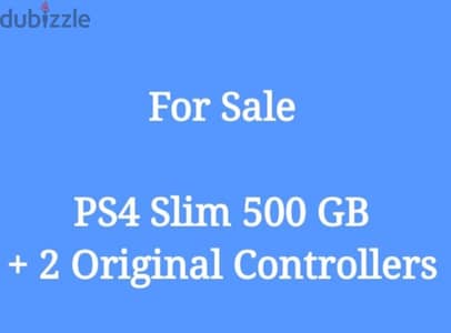 PS4 Slim 500 GB For Sale