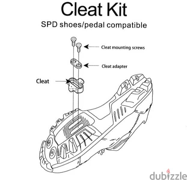 Bike pedal cleats 0