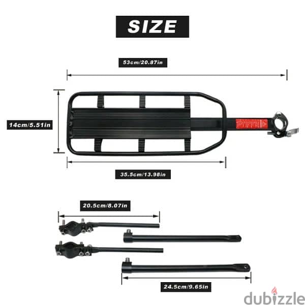 Bicycle rear rack 4