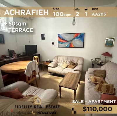 Apartment for sale in Achrafieh AA205 شقة للبيع في الأشرفية