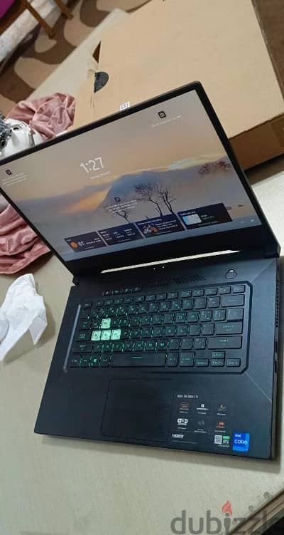 gaming laptop asus very clean rtx 3070