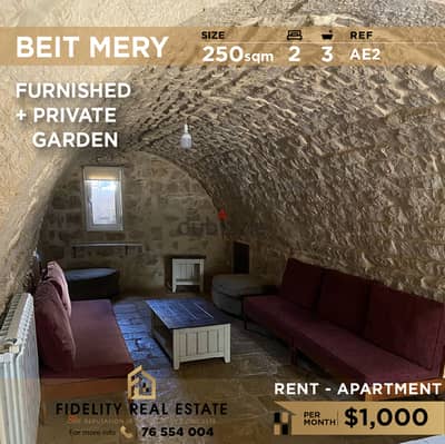 Apartment for rent in Beit Mery AE2 شقة  للإيجار في بيت مري