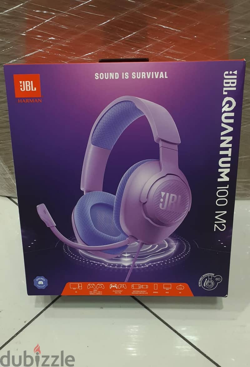 Jbl Quantum 100 M2 purple 0