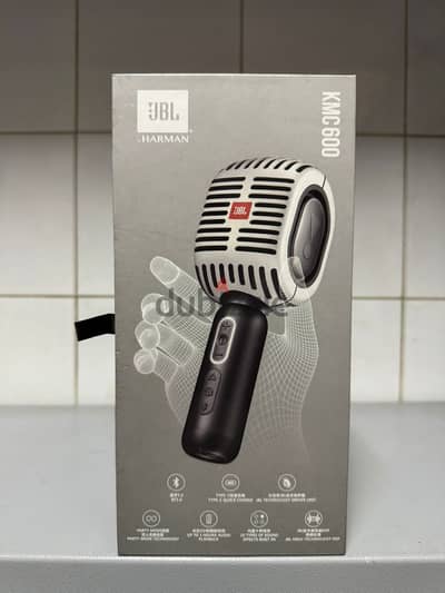 Jbl kMC 600 wireless Karaoke Microphone silver