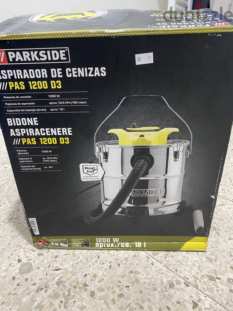 Parkside Ash Vacuum Cleaner 0