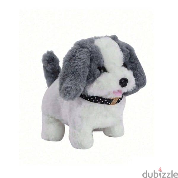 Plush Puppy Toy With Battery 0