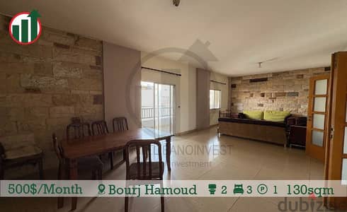 FURNISHED APARTMENT FOR RENT IN BOURJ HAMMOUD!!