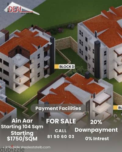 Hot Deal! Luxury Apartments for Sale in a Gated Community Ain Aar