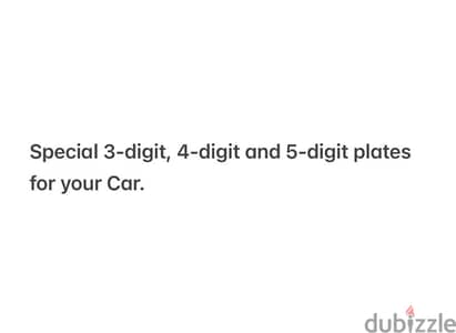 Special Car Plates - Good Price