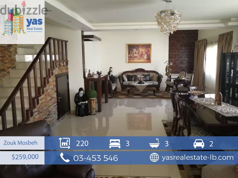 Zouk Mosbeh 220m2 | Duplex | Decorated | Well Maintained | PA | 0