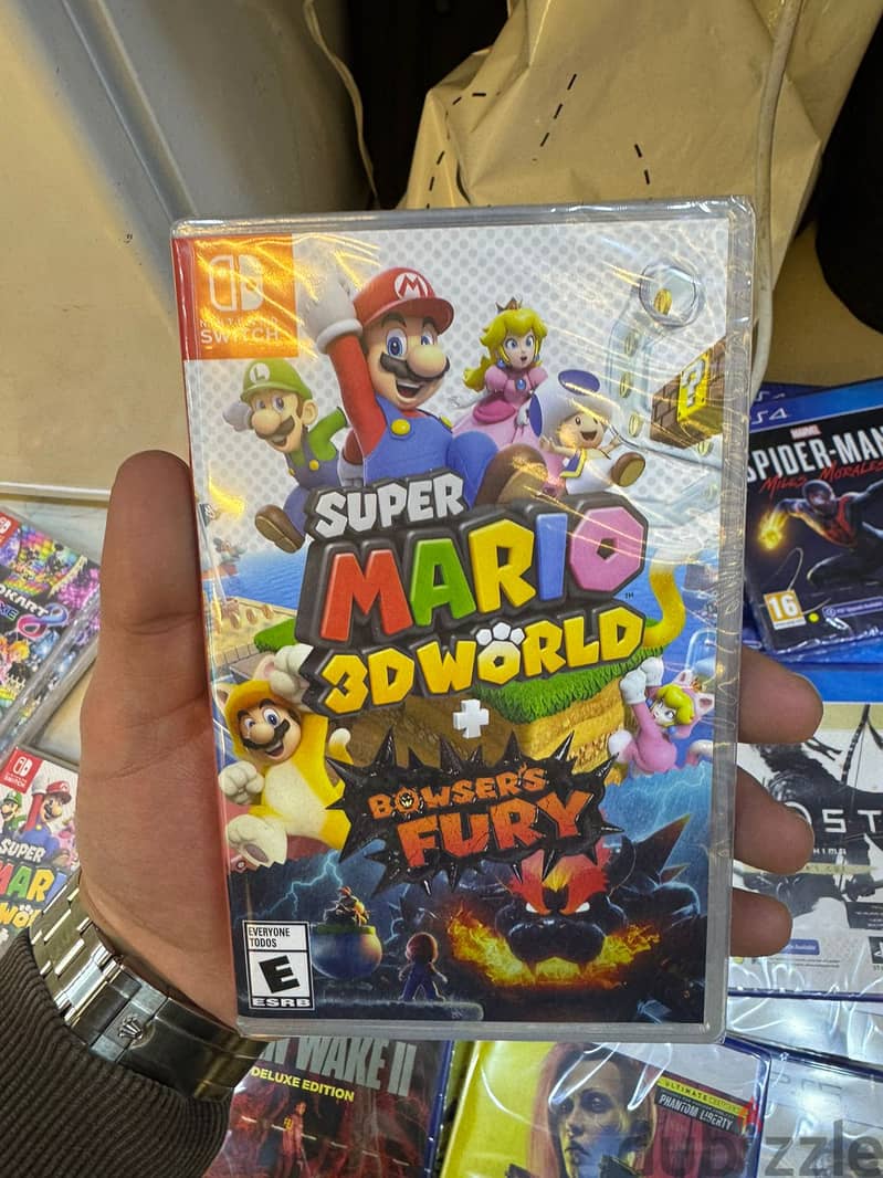 Nintendo switch game super mario 3d world +browsers fury Exclusive 0