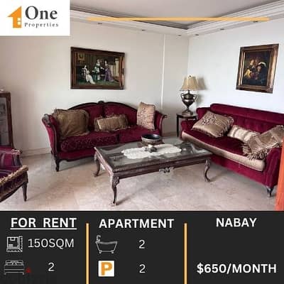 FURNISHED APARTMENT FOR RENT IN NABAY