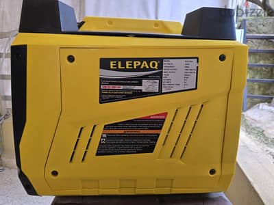 ELEPAQ Inverter Gasoline generator 2300W/9.5amps