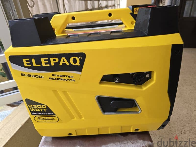 ELEPAQ Inverter Gasoline generator 2300W/9.5amps 4