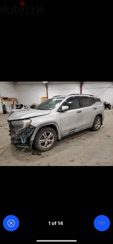 GMC Terrain 2018, 4WD, se3er ychmol chahin w jomrok