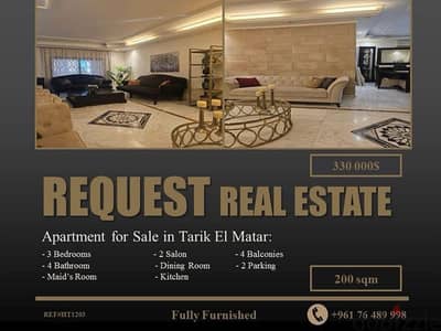 Apartment 200 sqm for Sale in Tarik El Matar شقة للبيع في طريق المطار