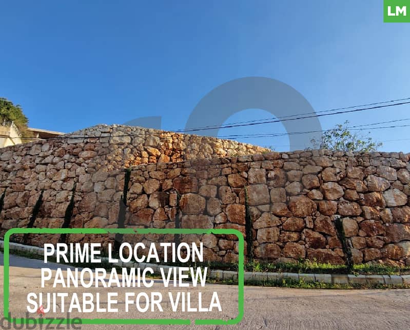 Prime location-panoramic view-Suitable for villa- Deddeh REF#FL118805 0