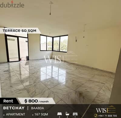  167 SQM apartment for RENT in Betchay-Baabda!