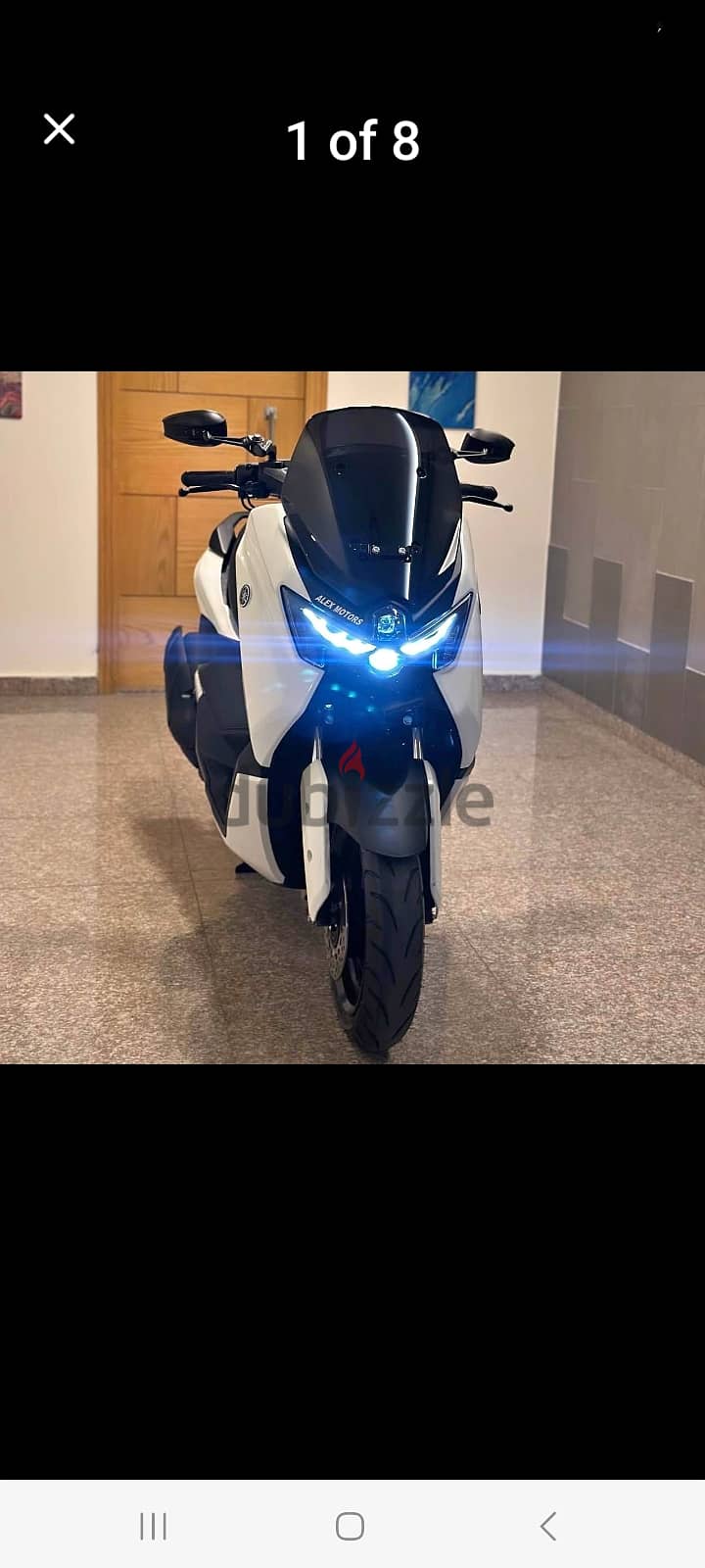 Moto bil naylon mechye 30 km byege ma3o mefta7en 0