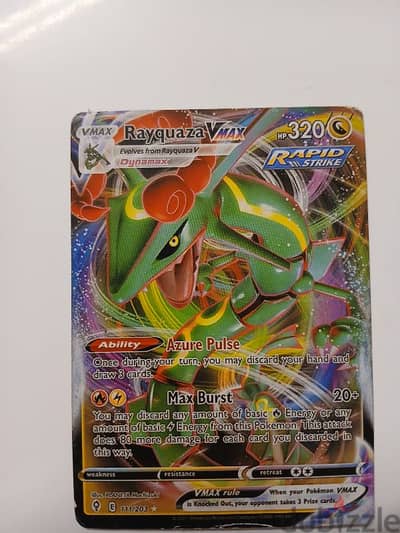 Pokemon Rayquaza Vmax