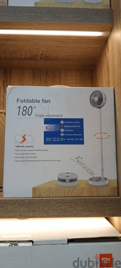 Foldable fan 180